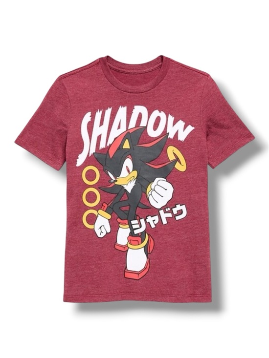 Sonic The Hedgehog Other - Kids Shadow Sonic The Hedgehog Graphic T-Shirt - Size Large 10/12 - NWT
